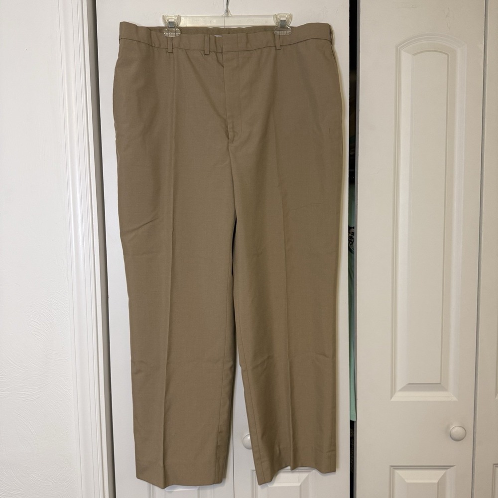 USN U.S. NAVY FLYING CROSS TAN KHAKI SERVICE DRESS PANTS UNIFORM 42 R X30